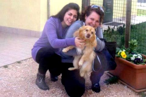 Timmy con le sue nuove mamme